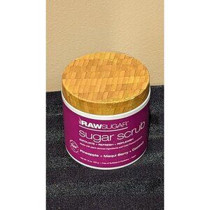 Raw Sugar Sugar Scrub Pineapple + Maqui Berry + Coconut 15 oz